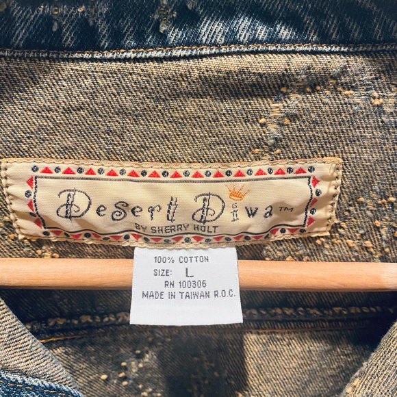 STITCHED DENIM JACKET - Picture 2 of 10